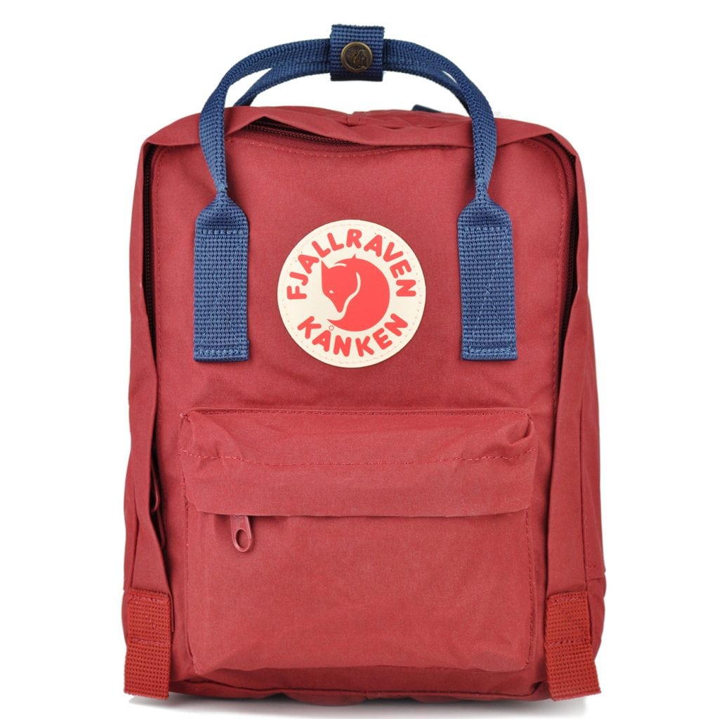 Fjallraven Kanken Mini Ox Red & Royal Blue - Retro Bags
