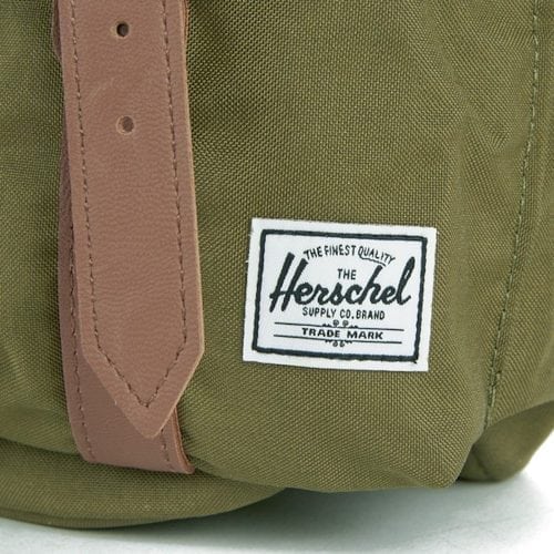 Herschel Dawson Quilted Army Green & Tan