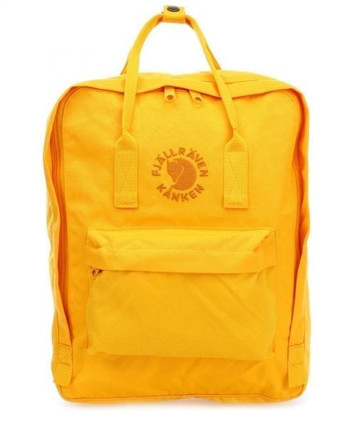 Fjallraven Re-Kanken Yellow Backpack